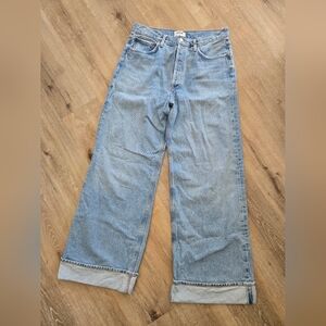 Agolde Dame Cuffed Jeans